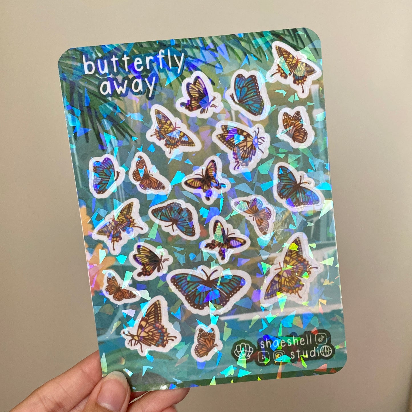 1K. ✨butterfly away sticker sheet*