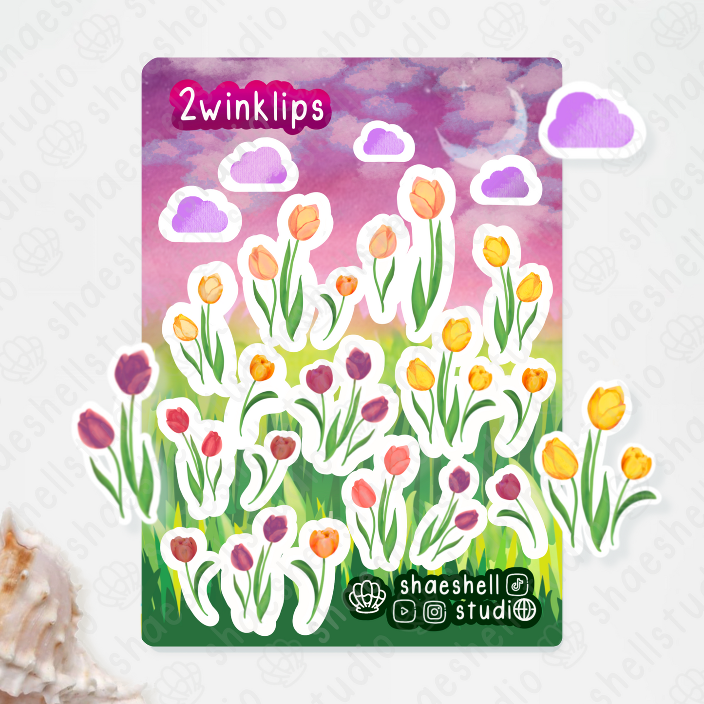 1L. 2winklips sticker sheet