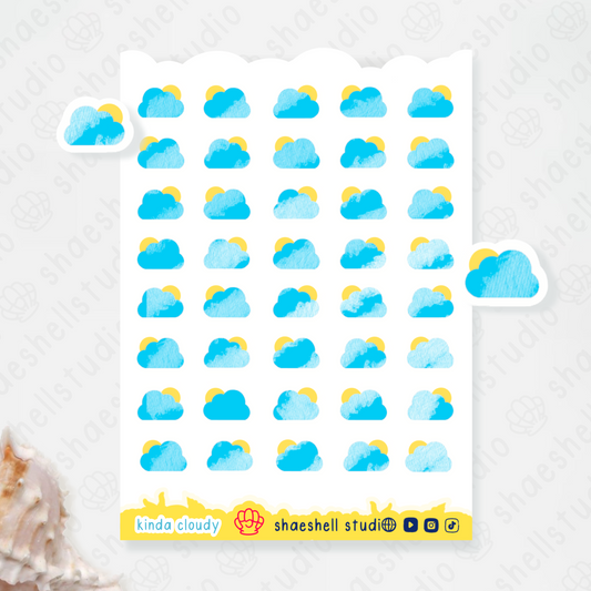 1B. kinda cloudy sticker sheet